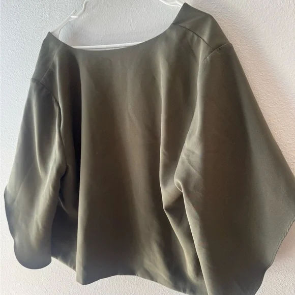 Anthropologie Mare Mare draped v-neck top - Picture 5 of 6